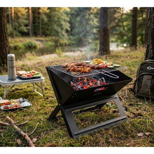 Фото - Мангал для пикника Bo-camp Notebook/Fire Basket Charcoal (8108345)